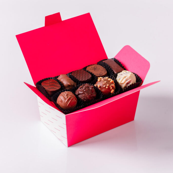 Ballotin 24 Chocolates Assortment Alcohol-Free Clover Giftwrap