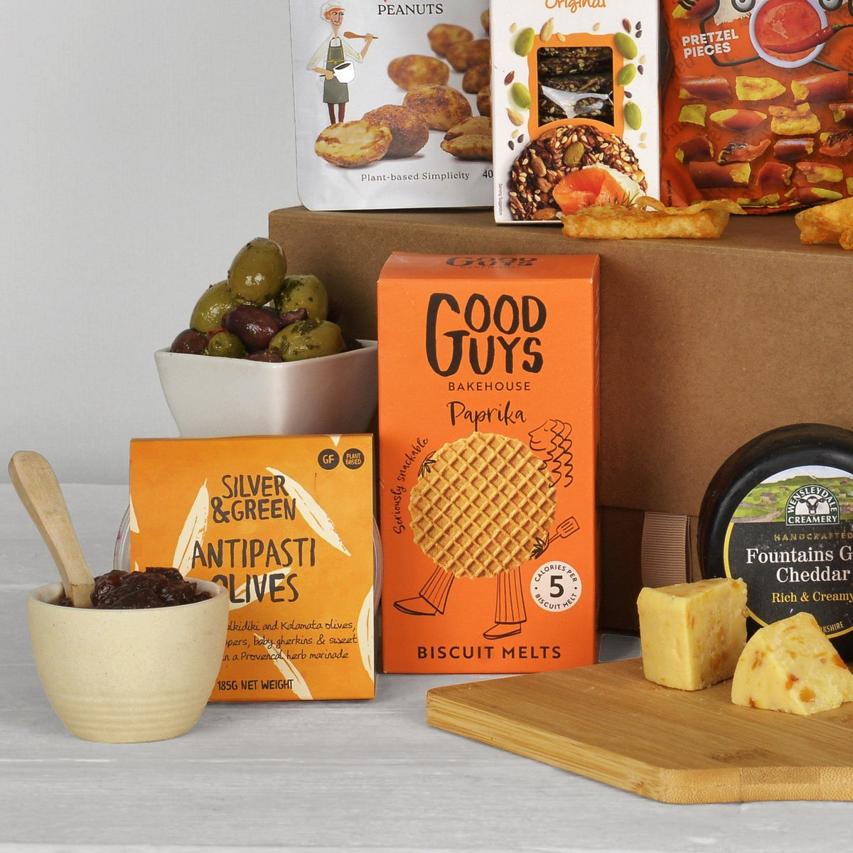 Luxury Red Wine & Cheese Hamper with Charity Donation