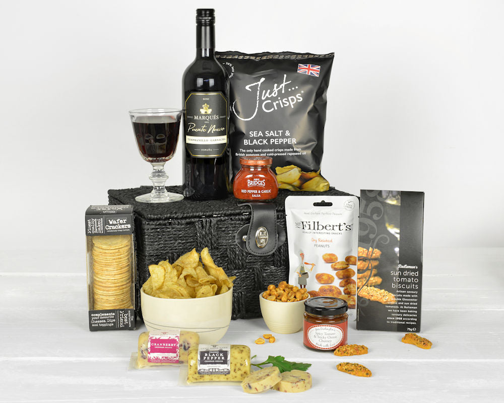 Special Occasion Red Wine and Cheese Hamper
